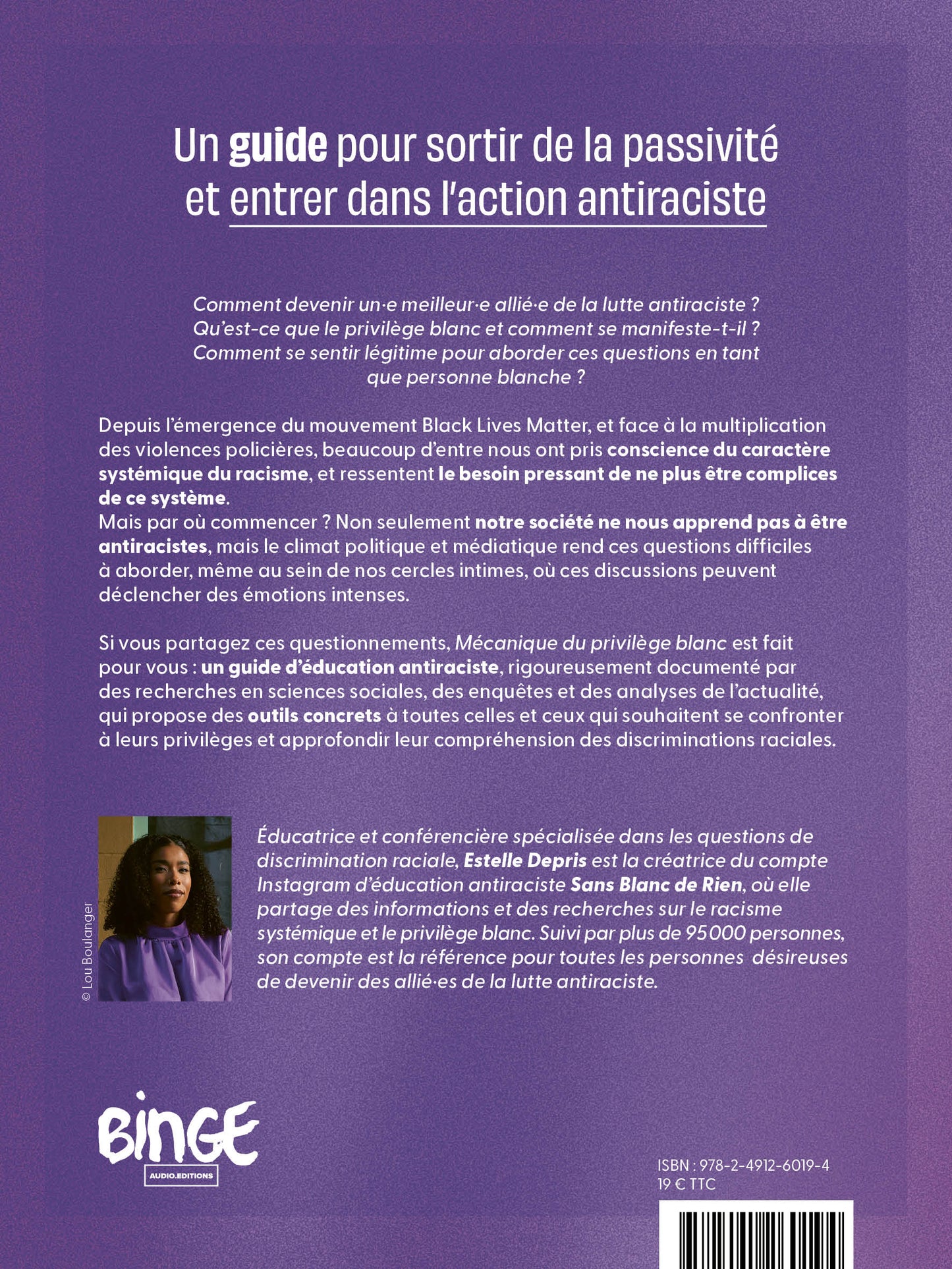 Mécanique du privilège blanc - Estelle Depris